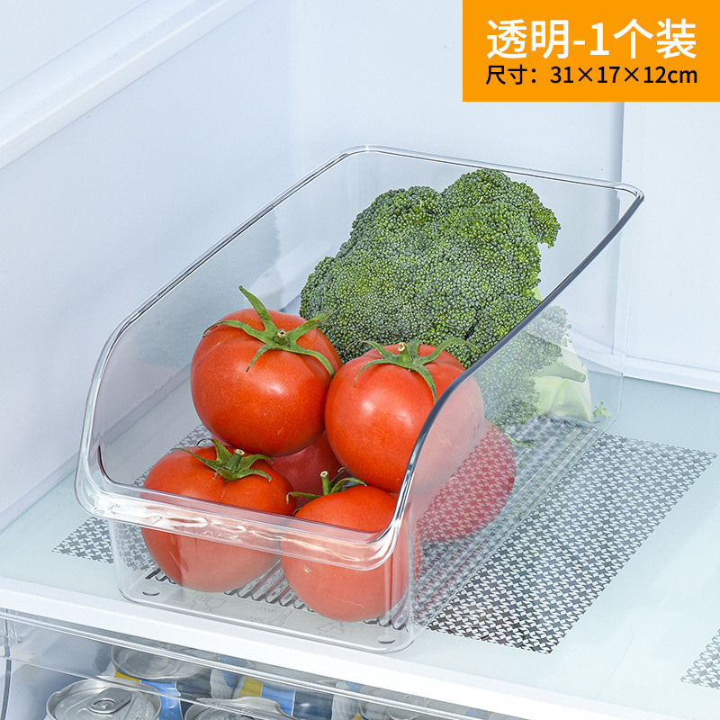 冰箱收纳盒食品级保鲜盒蔬菜水果冰箱储物盒厨房大容量收纳整理盒|undefined