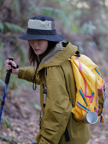 Japanese-style bucket hat for women, summer outdoor travel and hiking hat, thin model, unisex sun protection, quick-drying bucket hat for travel