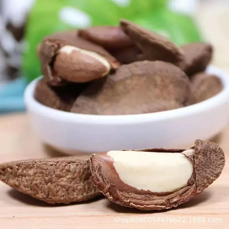 新货鲍鱼果无壳盐焗坚果沙漠果巴西果大颗粒年货零食批发代发厂家