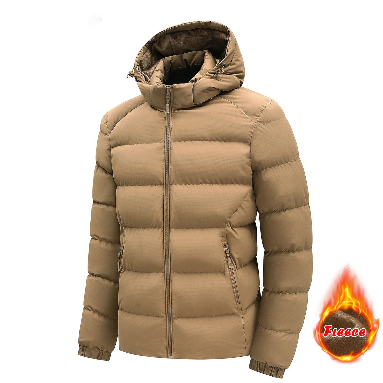 Transfronteriza mayorista de moda moda de algodón de pluma de hombre ocio grueso costilla chaqueta de algodón cálida chaqueta de comercio exterior chaqueta de algodón