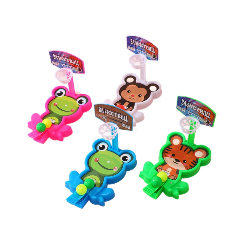 Máquina de baloncesto con dedos de animales Máquina de lanzamiento de baloncesto infantil Juguetes interactivos divertidos de mesa para bebés