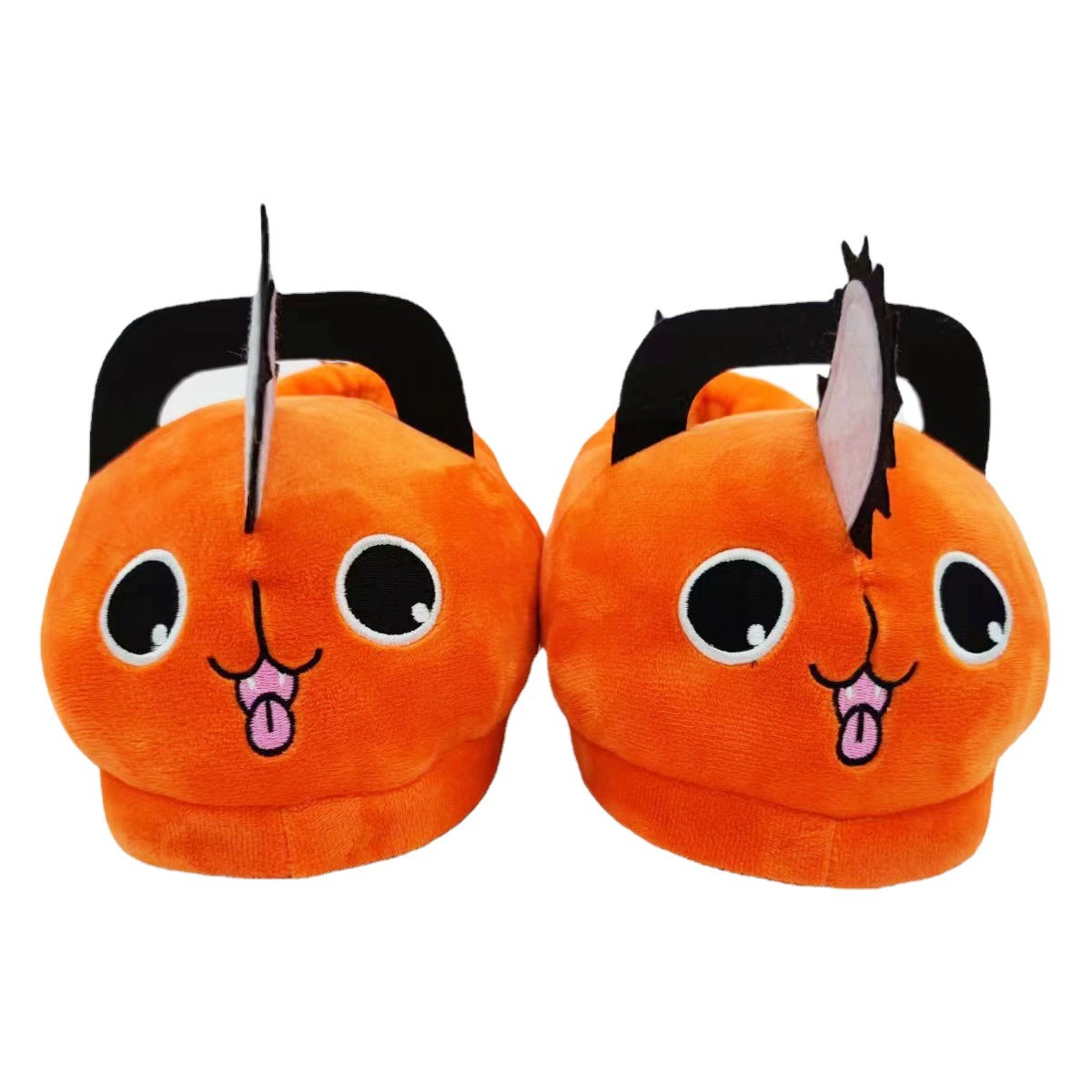 Зимние новые тапочки Pochita Chainsaw Man Devil Pochita, милые домашние хлопковые тапочки для мужчин и женщин.