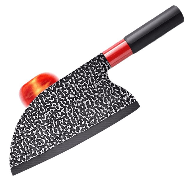 Cuchillo de cocina de acero inoxidable, cuchillo de cocina doméstico, cuchillo de corte de carne, cuchillo de forja de doble propósito para dormitorios