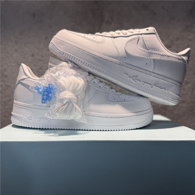 Original Af1 Nocta Collaboration with Drake Pure White Sneakers Trendy Air Force Unisex White Shoes Jelly Purple Yellow Pink Original Af1 Nocta Collaboration with Drake Pure White Sneakers Trendy Air Force Unisex White Shoes Jelly Purple Yellow Pink