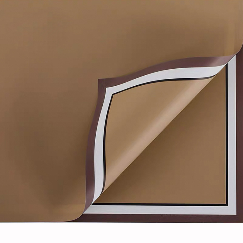 Oferta especial Papel Luoshang Papel de marco fotográfico con memoria Película de caramelo Serie de esmalte de punto de onda Papel de embalaje de flores Papel impermeable no tejido