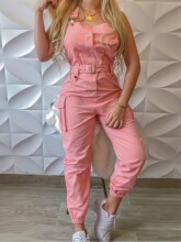 R 53102 Women's One-Button Jumpsuit ��װ����� �羳ŷ��