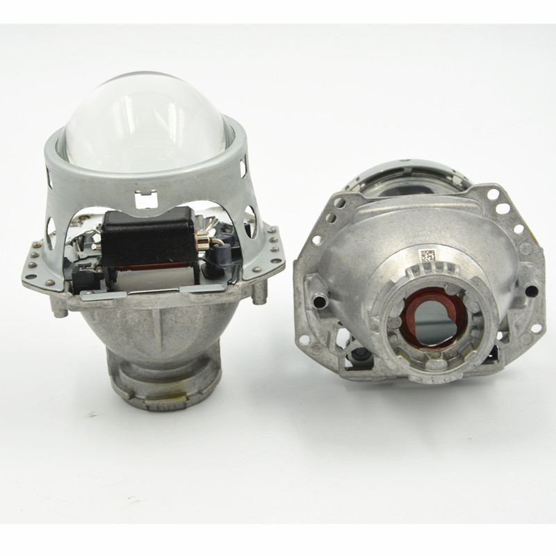 Haiwu lente de doble luz de alta definición, faro de automóvil Haiwu lente de doble luz, lente de xenón, lámpara de automóvil modificada