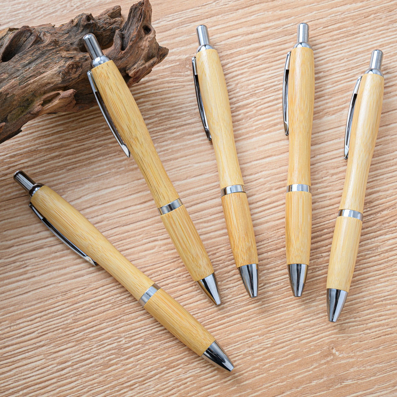 按动葫芦竹子笔创意竹木材质广告圆珠笔可激光印刷logo竹子圆珠笔