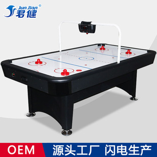Table Ice Hockey Table Cross-Border Two-Player Battle Standard Table Electronic Automatic Scoring Air Ice Hockey Tabletop Game