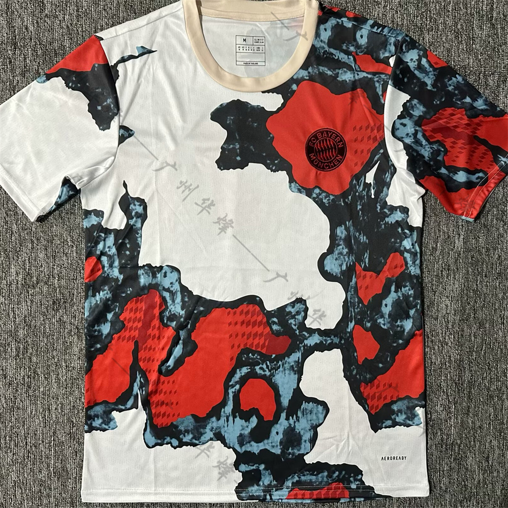2526 nueva camiseta del Bayern versión tailandesa de manga corta masculina local y visitante 125 aniversario de la versión conmemorativa del uniforme de fútbol del Oktoberfest