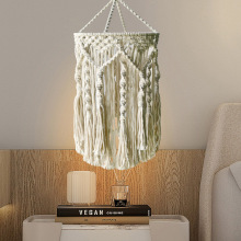 ins新款波西米亚挂毯灯饰 手工编织家居吊灯灯罩民宿酒店装饰灯罩