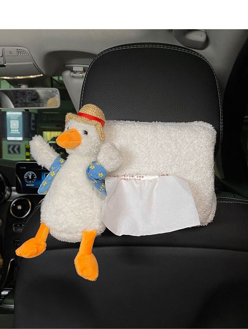 Car-mounted tissue box, hanging style, popular with women, creative and cute tissue box for car seats, napkin holder for car use