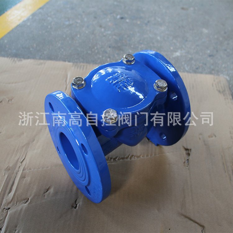 球墨铸铁橡胶瓣止回阀HC44X-16Q法兰消防单向阀