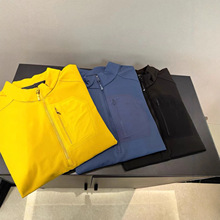 【25102103】秋冬男士立领抓绒T恤半拉链拉绒长袖休闲运动打底衫