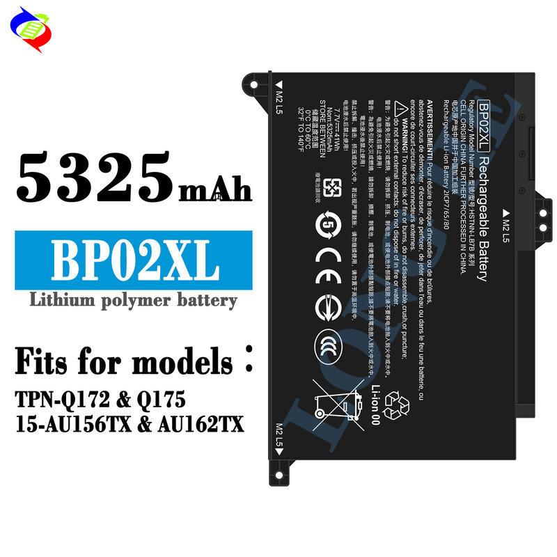 Suitable for Hp Tpn-Q172/Q175/15-Au156Tx/Au162Tx Laptop Battery Bp02Xl Wholesale