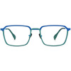 Fashionable square retro glasses, optics