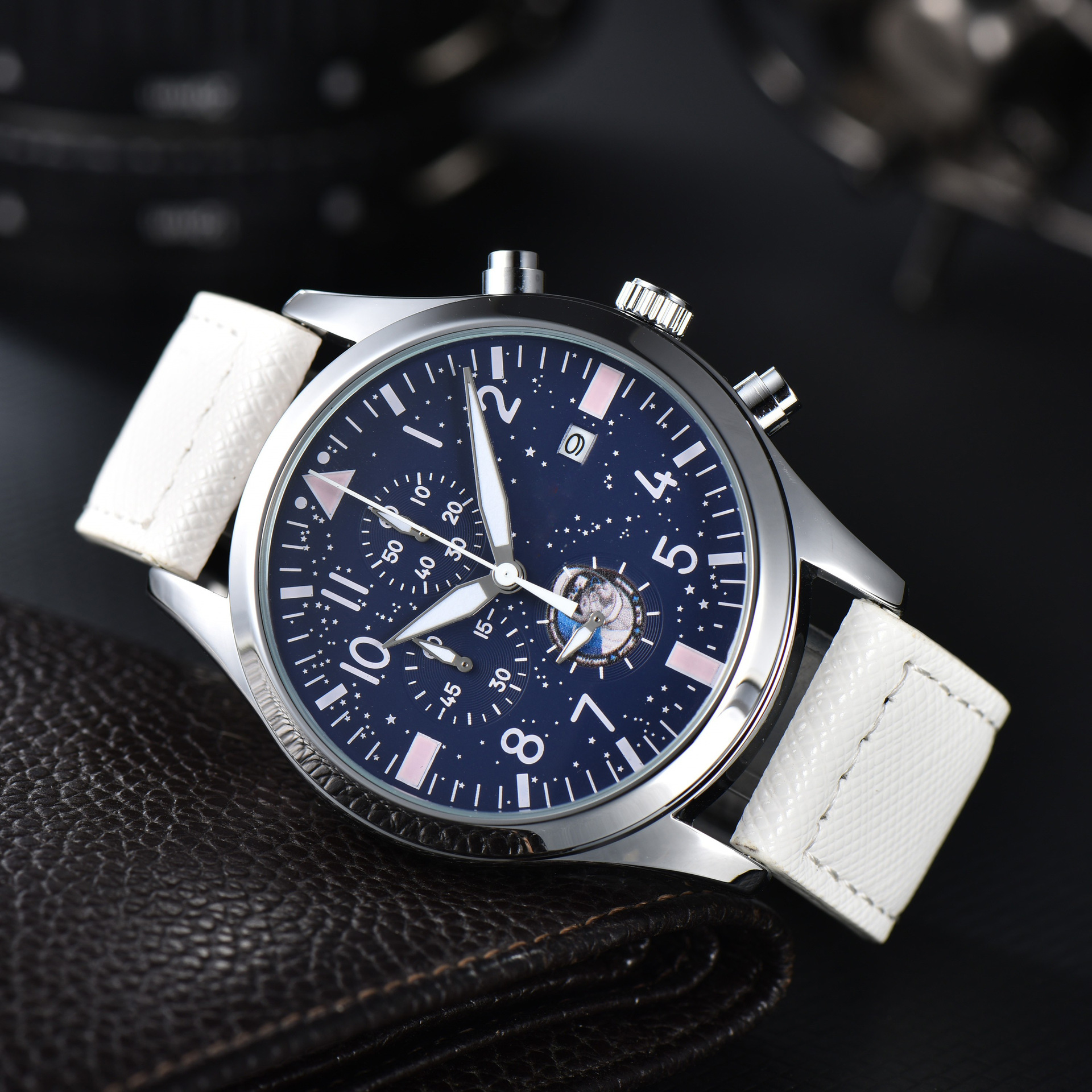 Men's Wrist Watch Quartz Multifunctional Waterproof Luminous_voghion.com
