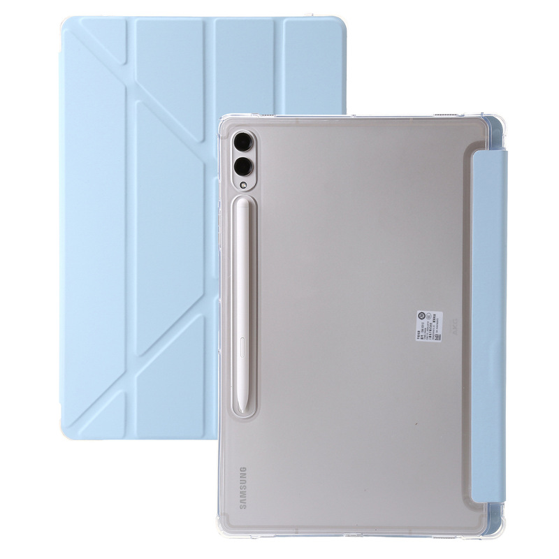 For Samsung S9/S9FE protective case pen slot s10FE transparent acrylic Y fold anti-drop leather case S9plus For Samsung S9/S9FE protective case pen slot s10FE transparent acrylic Y fold anti-drop leather case S9plus