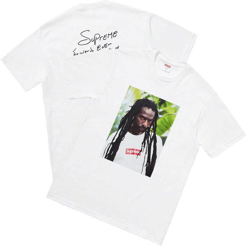 ヨーロッパとアメリカのトレンディなブランド 270 グラム純綿ストリート Sup レタールーズ半袖 Tシャツ男性と女性のクラシックプリントジョイント Tシャツ夏|undefined