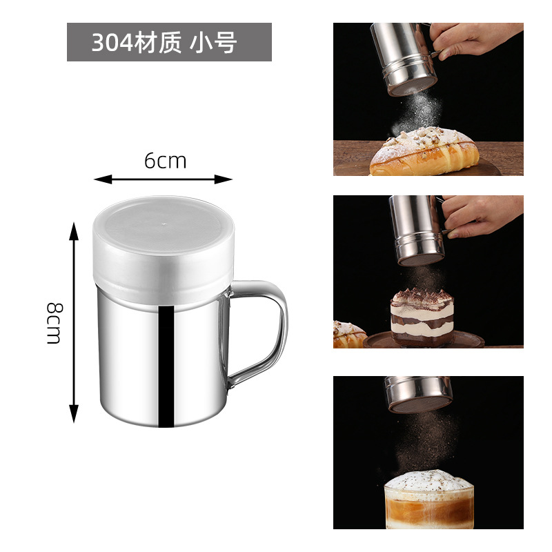 304 재질 - 손잡이가 있는 소형 메쉬 스크린(6oz)