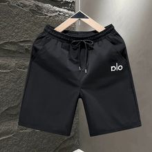 夏季新款男士休闲战马刺绣五分裤短裤沙滩裤运动男裤裤子休闲裤潮