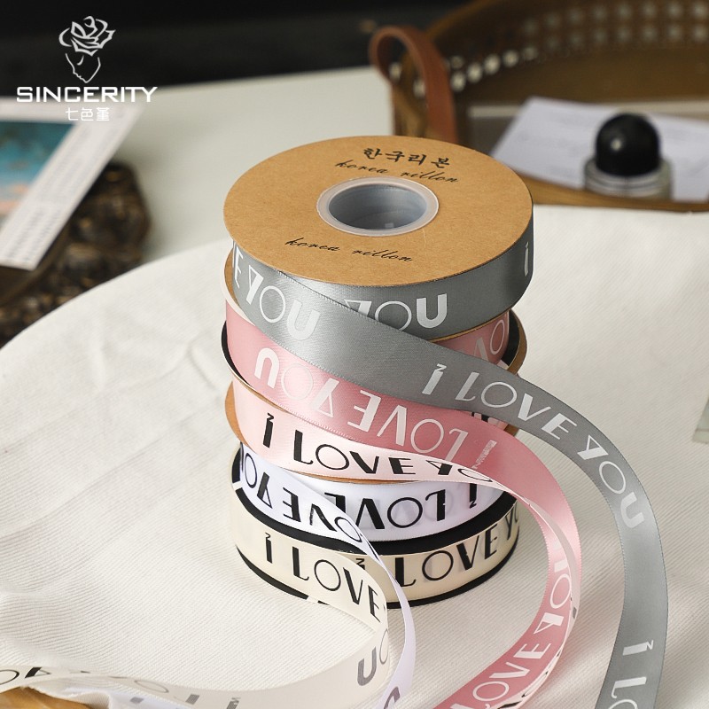 Papel de embalaje de la flor cinta 2,5 cinta inglesa pastel cinta para hornear cinta regalo embalaje de regalo de seda