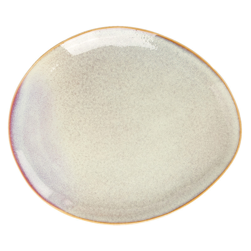 Creativo horno retro huevo plato de cerámica plato de forma especial platos de platos de platos de platos de cubierta caseros platos de filete