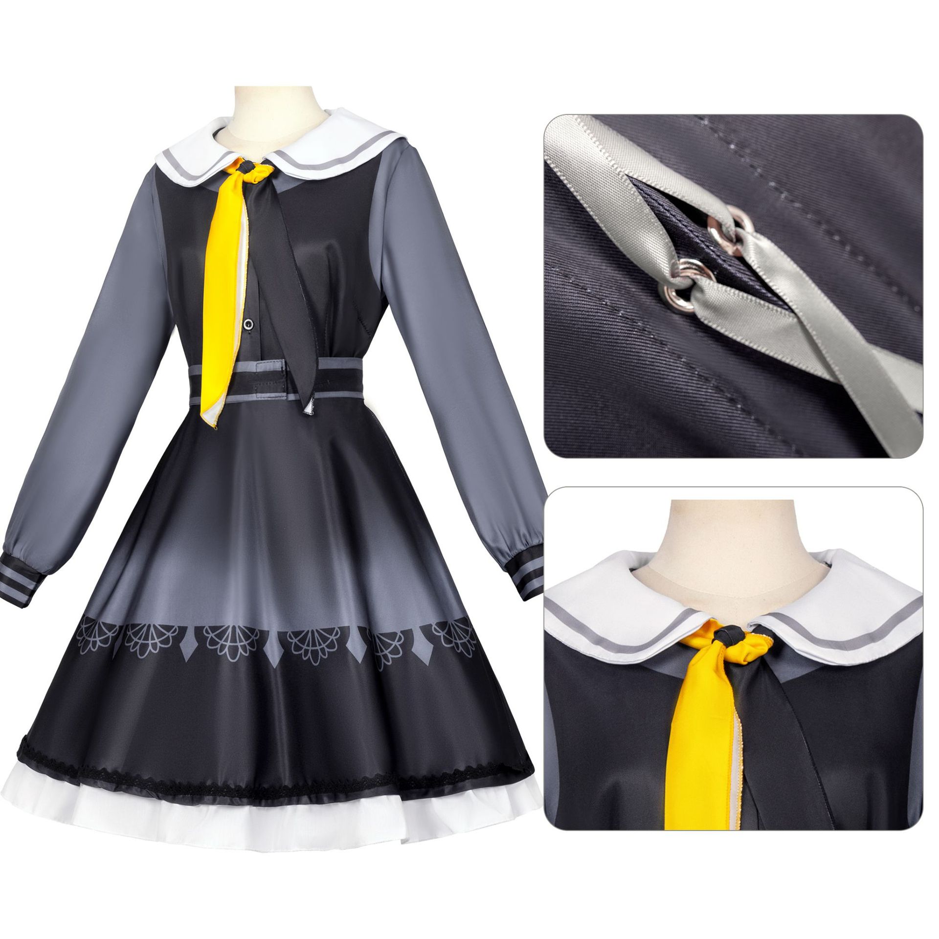 Disfraz de cosplay de Project Sekai, Akiyama Mizuki, Yozui Kanade, Asahina Mafuyu, ropa de cosplay de anime