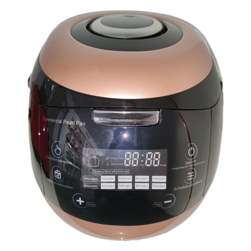 110V estándar americano Oros perla automática olla hirviendo comercial leche tienda de té hornear Equipo conjunto completo de boba máquina 5l