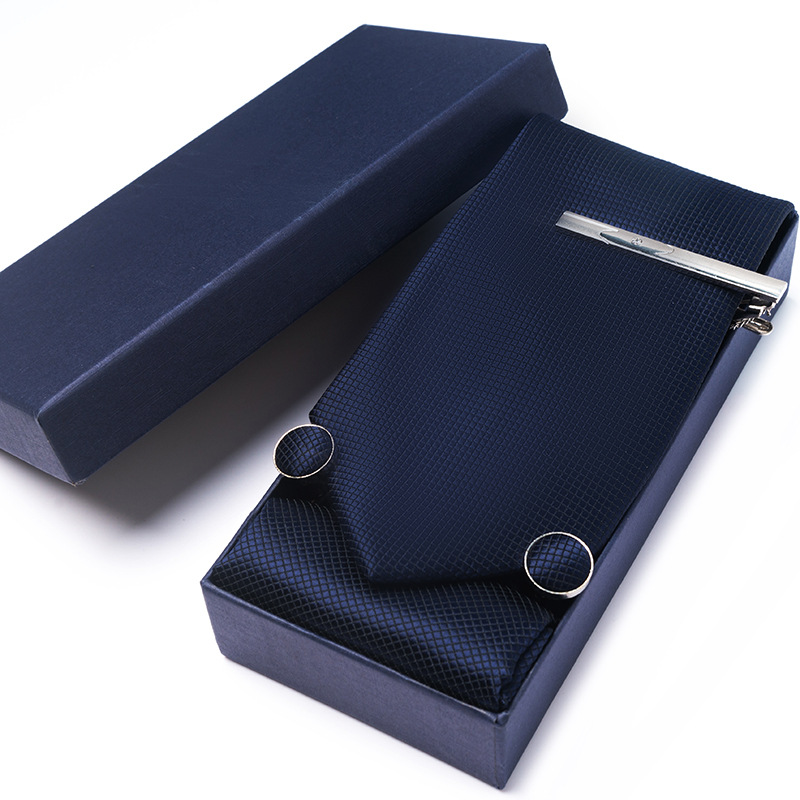 20 Herbst Neues Fünfteiliges Krawattenset Einfarbig Guangzhou_voghion.com