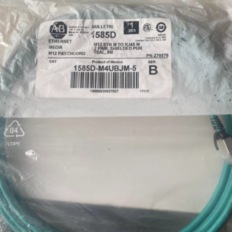 Ab Rockwell Connection Cable 1585D-M4Ubjm-5 Ab Rockwell Connection Cable 1585D-M4Ubjm-5