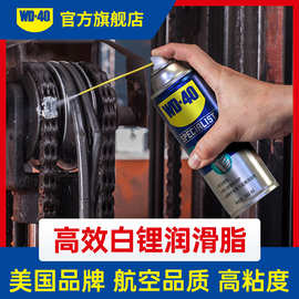 WD40高效白锂润滑脂锂基脂轴承齿轮铰链条金属摇杆机械高温润滑油