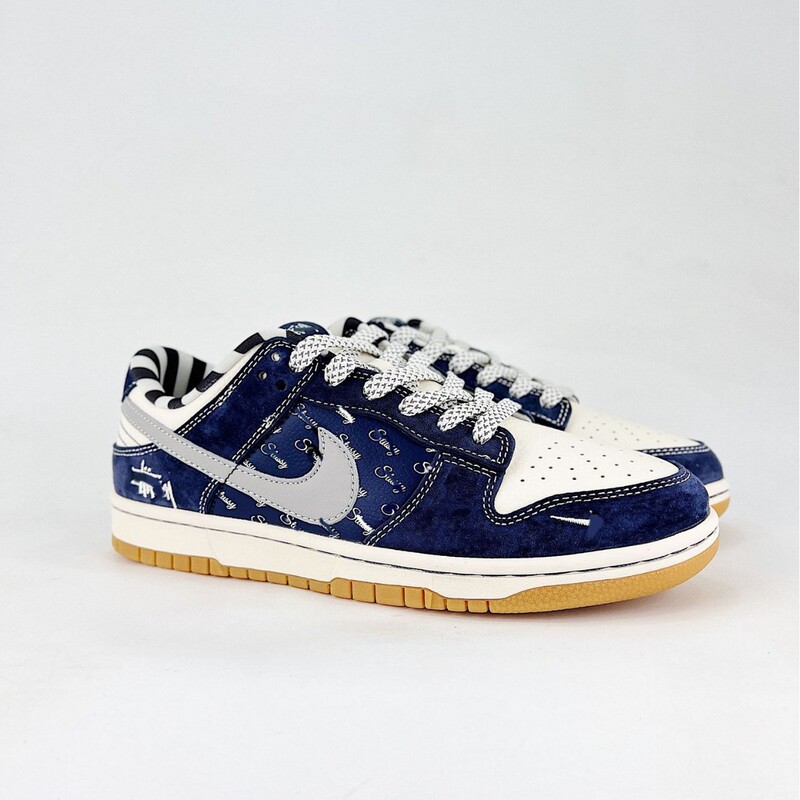 Putian Pure Original Dunk Low Off-White Black Collaboration High Street Unisex Casual Couple Style Versatile Low-Top Sneakers