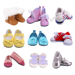 New Arrival 18-inch American Girl Doll Shoes Set, 43cm Summer Soft Doll Shoes, Factory Direct Sales