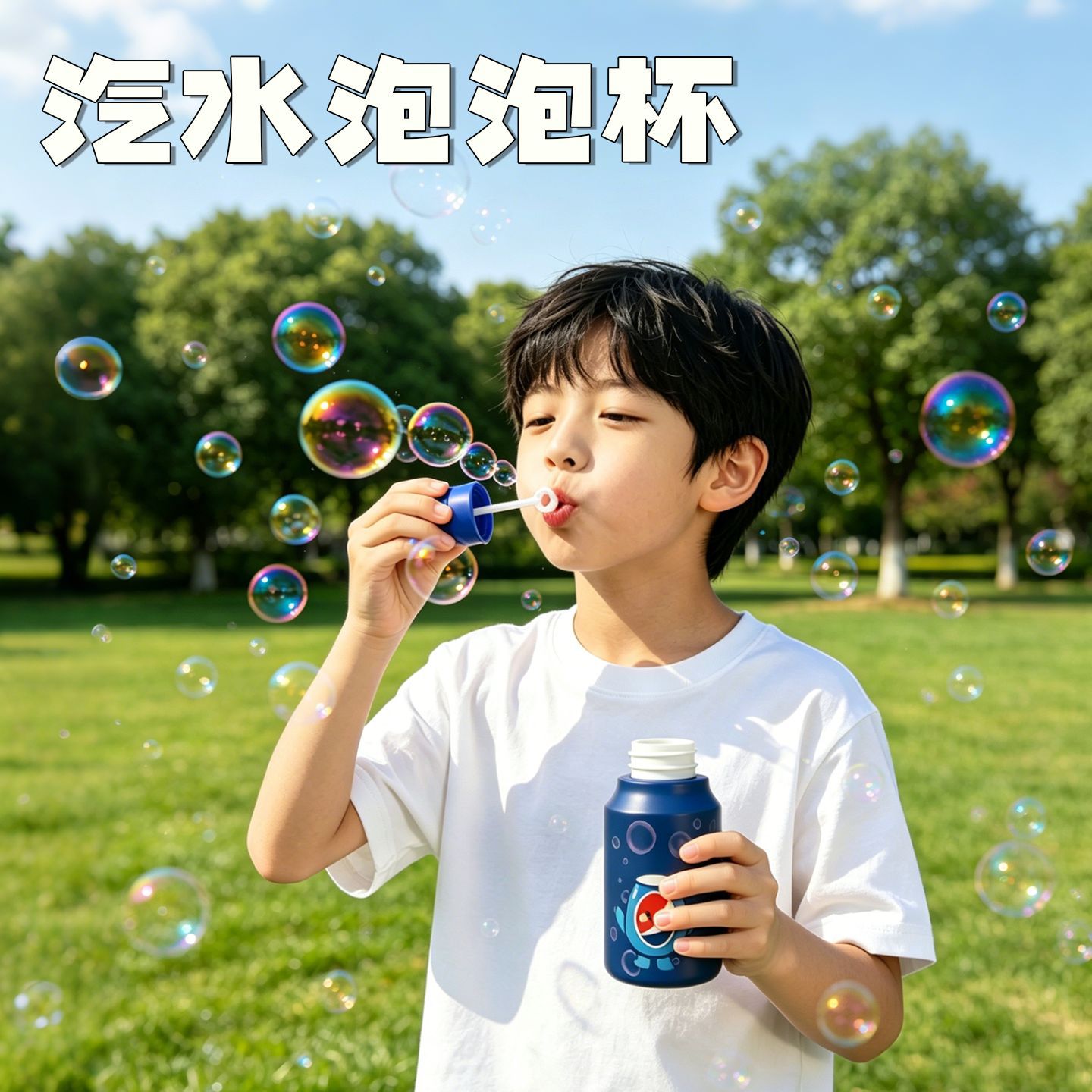 跨境儿童泡泡玩具手持泡泡瓶吹泡泡倒置不洒漏新配方安全可靠批发