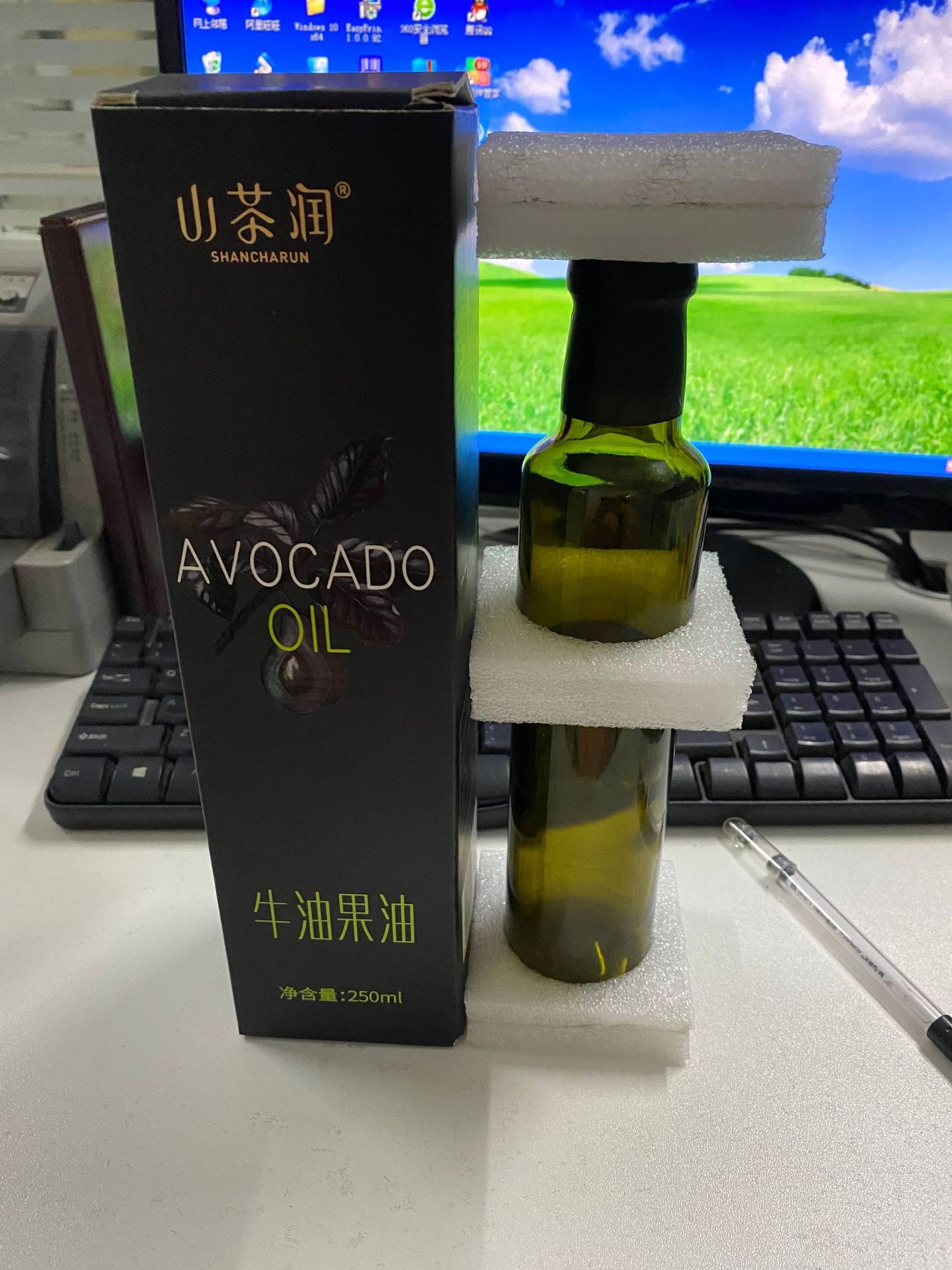 厂家供应白色珍珠棉核桃油瓶子快递包装泡沫/圆形成型异形包装