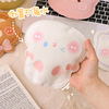 Cartoon plush water container, small handheld cute hand warmer for elementary school students, with little bears