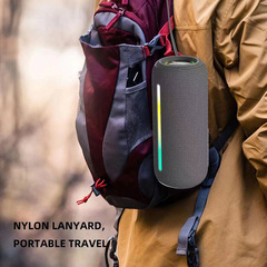 HOPESTAR P39 Outdoor Waterproof Bluetooth Speaker Sports Wireless Card Holder Speaker Portable Subwoofer New Model