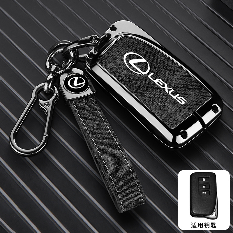 모델 B 3버튼 - 데님 패턴 [건쉘 블랙 가죽] + 핸드 스트랩 버클