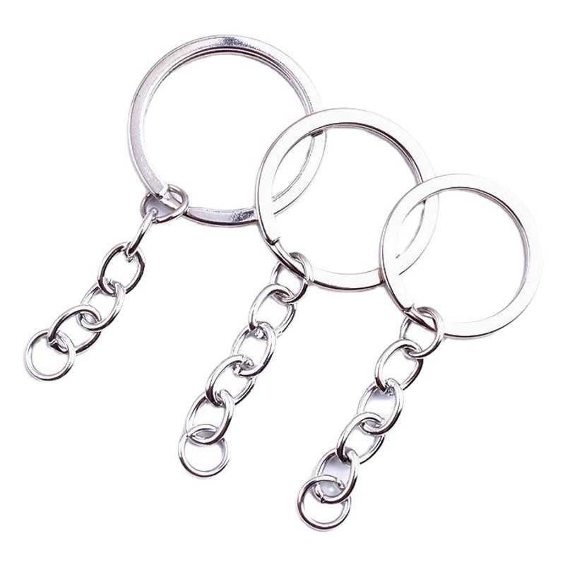 Accesorios de joyería al por mayor accesorios llavero cadena colgante anillo único llavero langosta hebilla material hecho a mano en stock