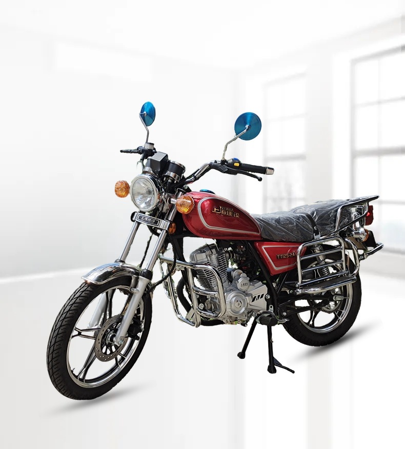 Cross-border Motorcycle: New GN125 150CC Jianshe Prince model, National IV standard, fuel-injected two-wheeled motorcycle