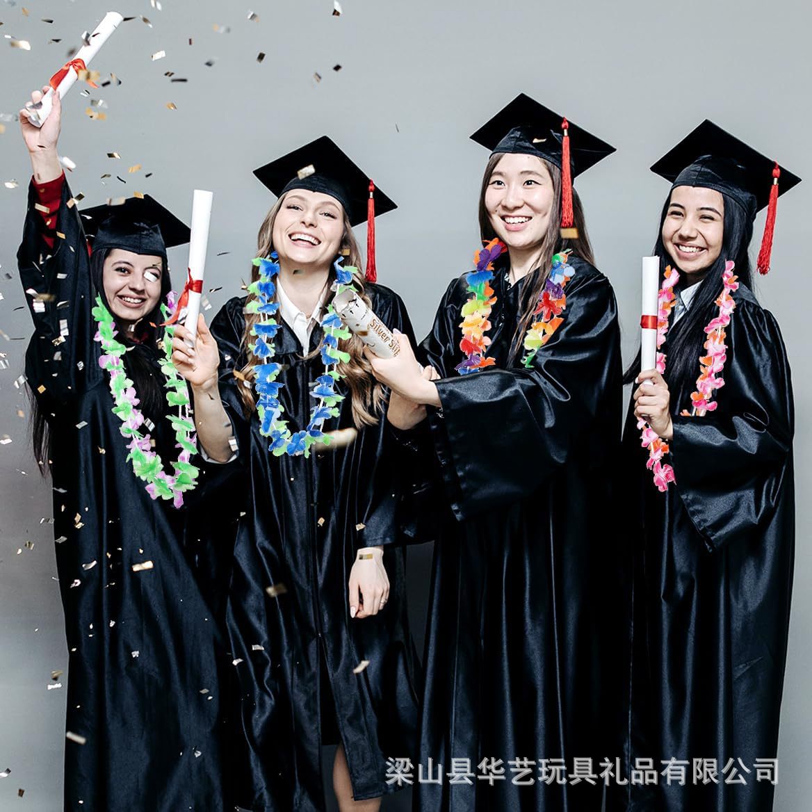 Hawaian colorido guirlandas fábrica de guirlandas de graduación guirlandas de cuello