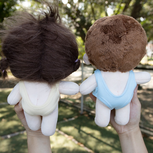 Baby clothes 10cm 15cm 20cm cotton doll swimsuit solid color one-piece 20cm doll figurine clothing