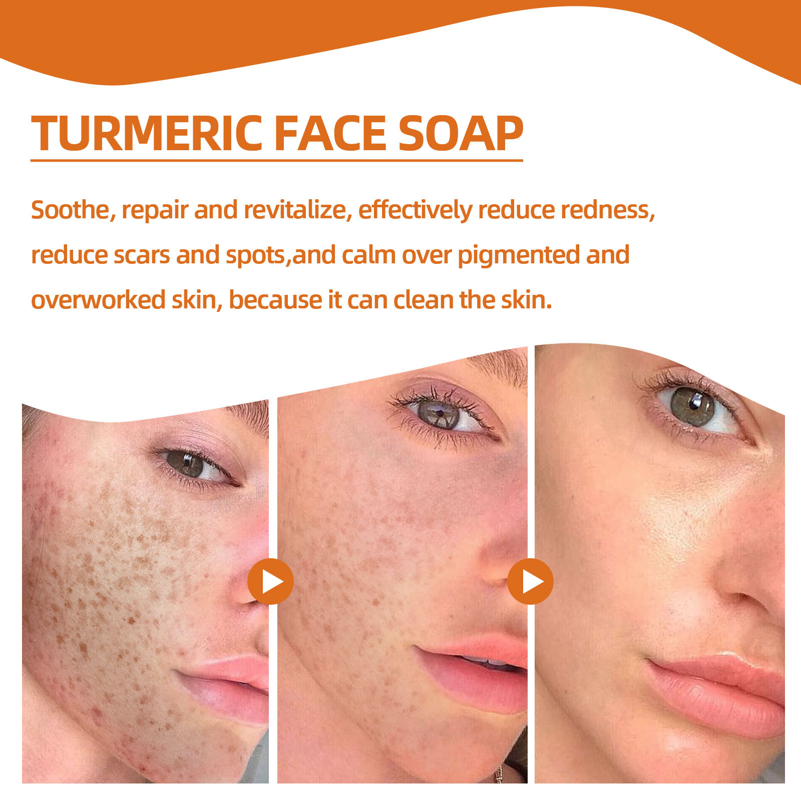 West&Month Ginger Turmeric Facial Soap