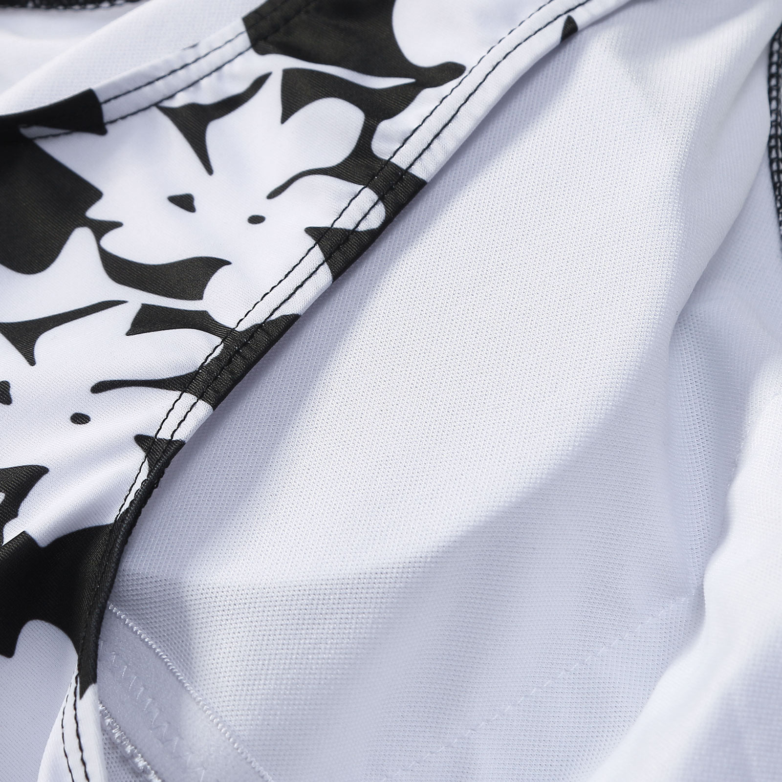 Women's extra size printed Bikini two-piece beach suit padded swimsuit_voghion.com