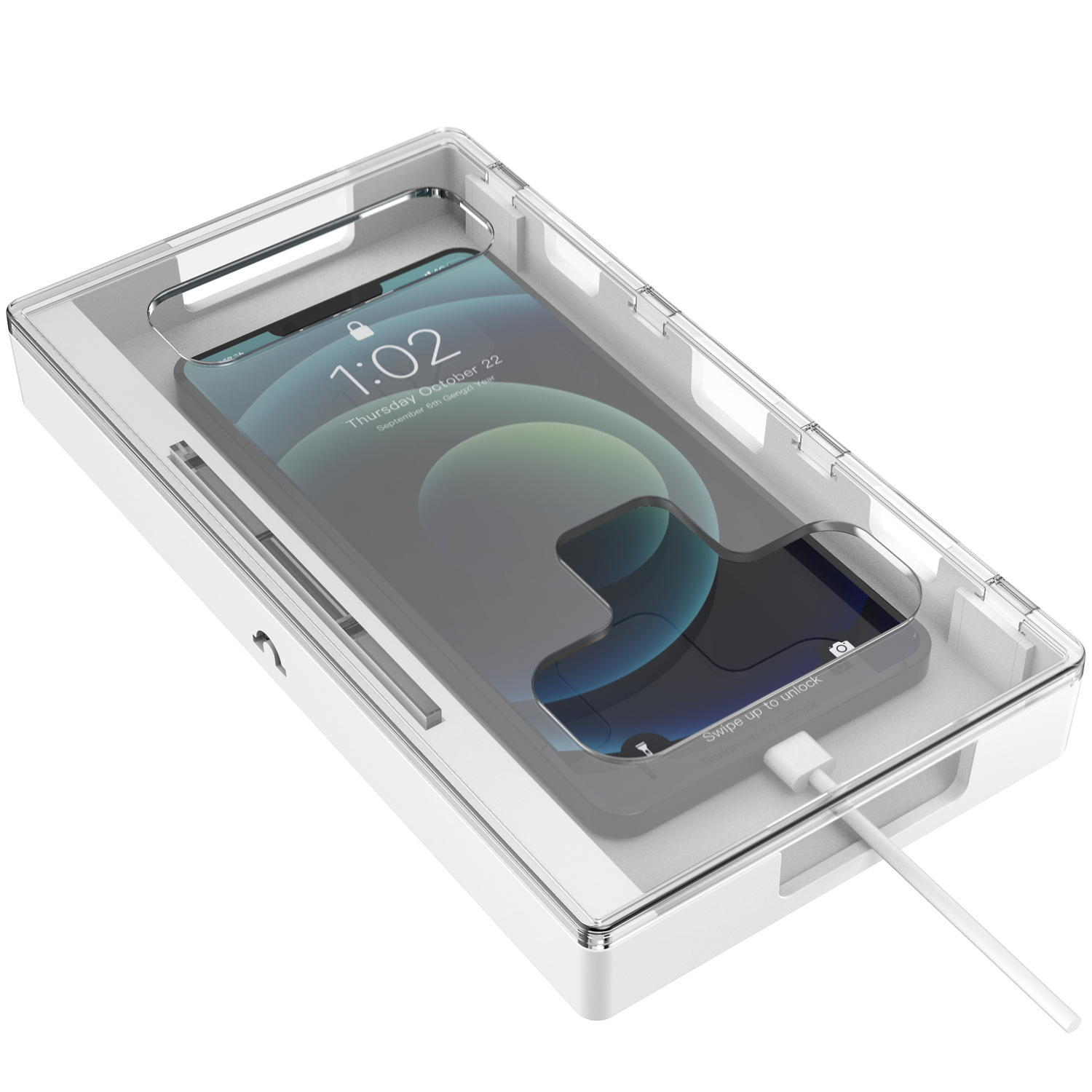 Transfronterizo en stock teléfono móvil prisión teléfono móvil titular jaula teléfono móvil Control de teléfono móvil mejorar la autodisciplina del estudiante bloqueo del teléfono móvil