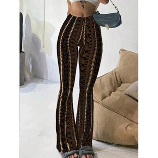 B 66381 Fleece flared women's pants ���q�ӽq����ѝ�羳