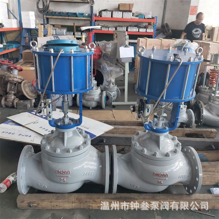 304不锈钢气动截止阀J641H-40P 双作用气动法兰截止阀 蒸汽截止阀