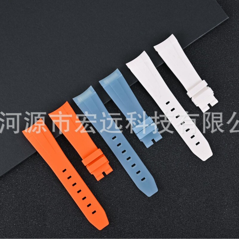 For Rolex Green Water Ghost Explorer Black GMT Ditona Yacht Liquid Silicone Watch with Bracelet 22mm