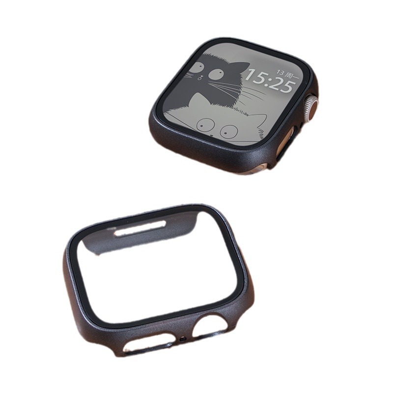 Applicable Apple Watch protective case S9 shell film all -in -one Applewatch protective cover S8 steel film IWATCHS7